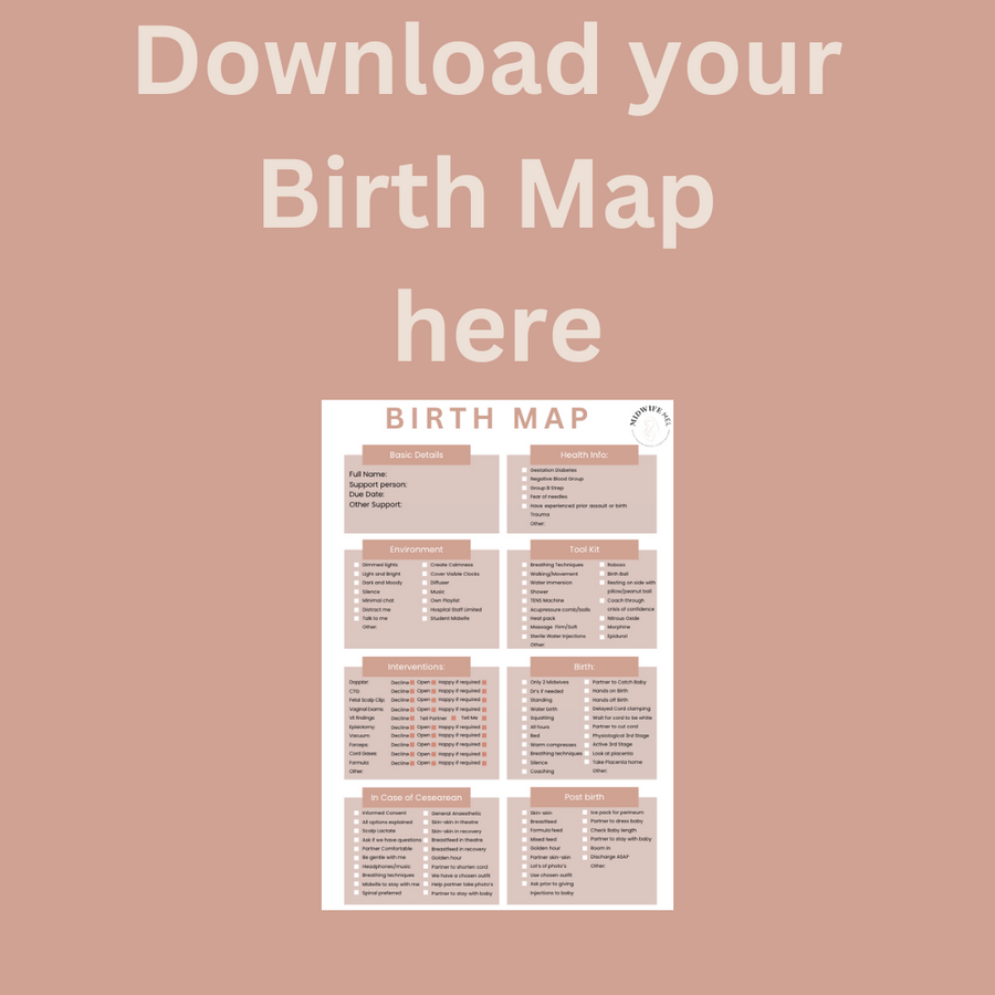 Birth Map - Printable